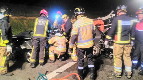 Wypadek na autostradzie w Hiszpanii. Nie żyje trzech Polaków