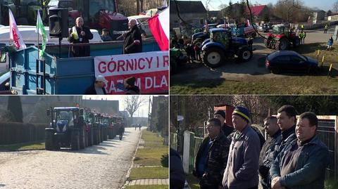 Dolnośląscy rolnicy protestowali w niedzielę