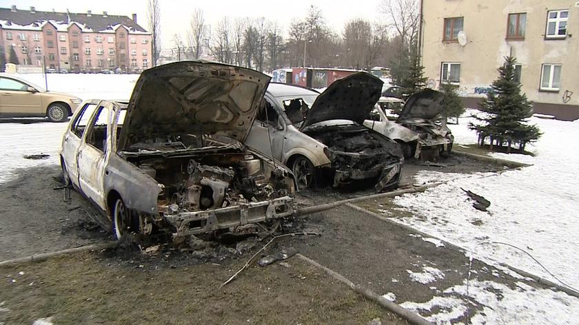 Seria podpaleń samochodów w Rudzie Śląskiej