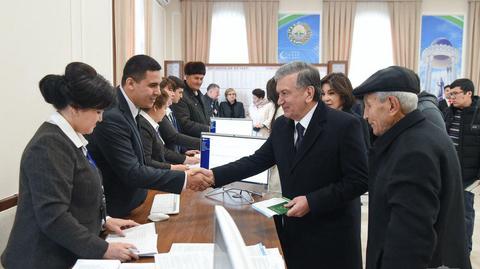 Prezydent Uzbekistanu zagłosował w wyborach parlamentarnych