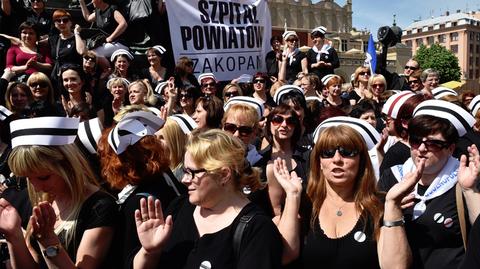 Pielęgniarki zapowiadają manifestację w Warszawie. Chcą większych podwyżek
