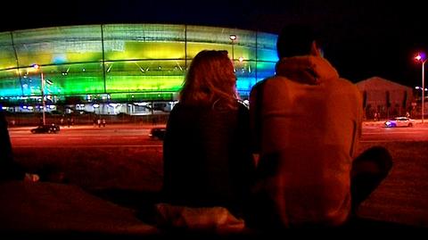 Wrocławski stadion sprawdza iluminację