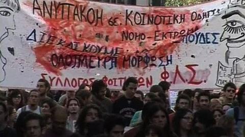 Grecja - studenci nie chcą prywatnych uczelni