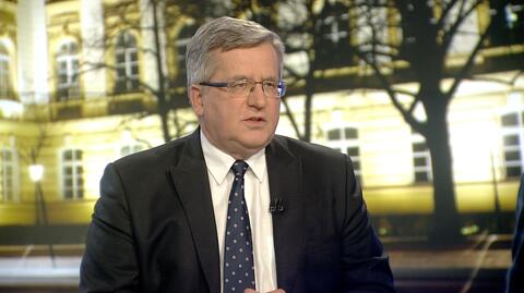 "Bezkres ignorancji". Bronisław Komorowski o Macierewiczu