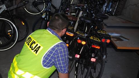 Policjanci odnaleźli skradzione rowery. Cztery osoby zostały zatrzymane