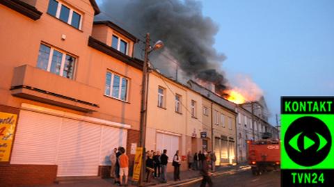 Pożar stuletniej kamienica