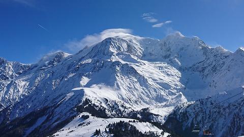 Trasa na Mont Blanc wiedzie przez szczyt Aiguille du Gouter