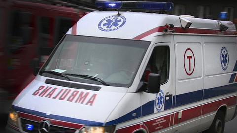 Wypadek busa w Waganowicach