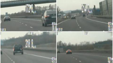 Pościg na autostradzie A2. "Kierowca nie czuł prędkości"