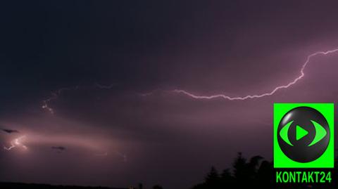 Wieczorna burza nad Kamienną Górą