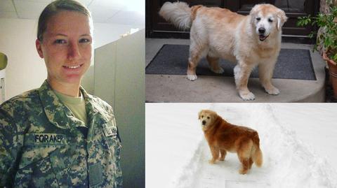 Po służbie w armii wróciła do domu. Zobacz jak przywitał ją pies 