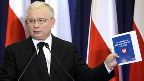 Prezes PiS Jarosław Kaczyński nie kryje oburzenia słowami szefa MSZ w Berlinie