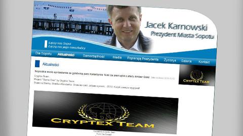 Jacek Karnowski o ataku hakerów na jego stronę internetową