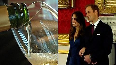 Walka o szampana na ślubie Kate i Williama
