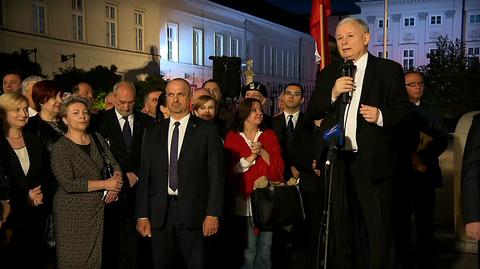 Jarosław Kaczyński: przed pałacem prezydenckim staną dwa pomniki smoleńskie