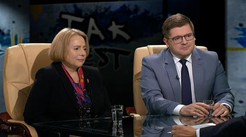 Wanda Nowicka i Tomasz Rzymkowski w Tak jest