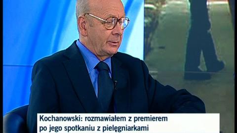 Kochanowski: nie musiałem namawiac premiera do rozmów z pielęgniarkami