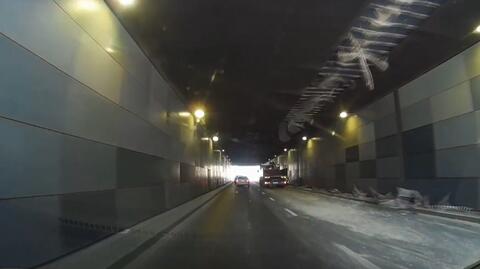 Do wypadku doszło w tunelu pod Rondem Grunwaldzkim