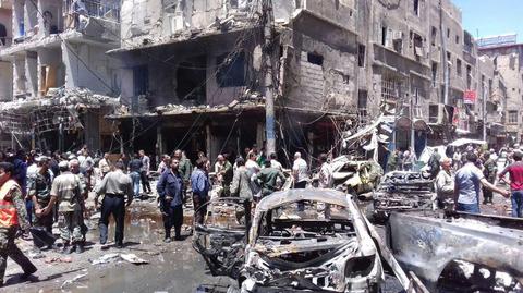 Samójczy zamach w Syrii z użyciem "samochodu pułapki"