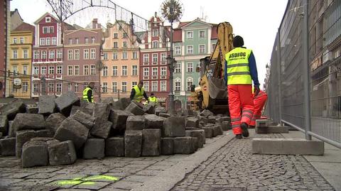 Na wrocławskim Rynku powstaje "szpilkostrada"