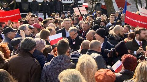 Bronisław Komorowski podczas spotkania w Kłodawie