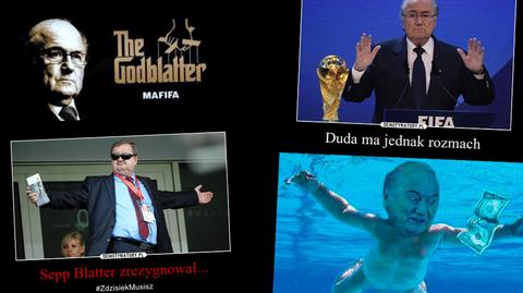 Memy internautów po rezygnacji Blattera