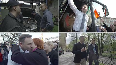 Spot Andrzeja Dudy z żoną i wyborcami 