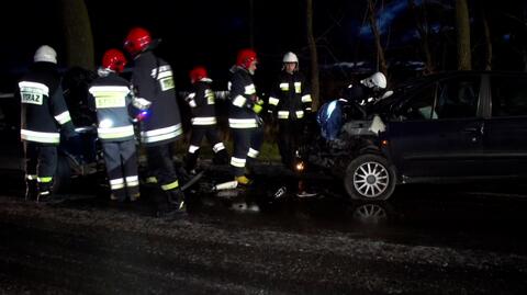 Wypadek na Dolnym Śląsku. Trzy osoby ranne
