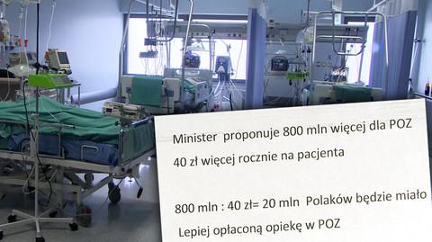 Minister zdrowia o systemie wynagradzania lekarzy POZ