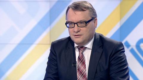 Marek Biernacki był gościem "Jeden na Jeden" w TVN24
