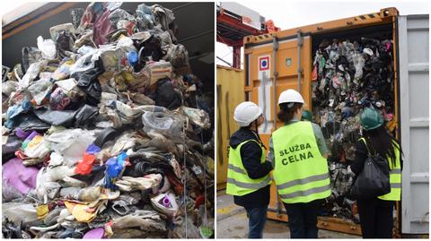Ponad tysiąc ton nielegalnych śmieci z Wielkiej Brytanii