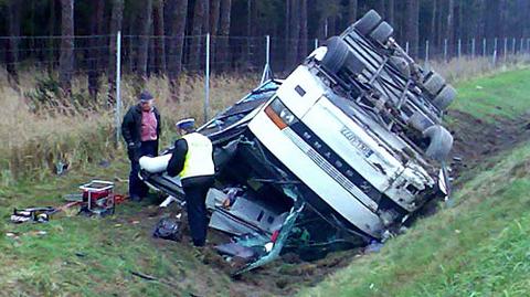 Jedna osoba zginęła w wypadku na auostradzie A4 - zdjęcie naszego internauty