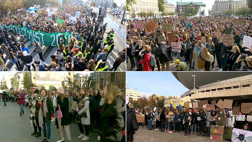Manifestacje na rzecz klimatu w wielu miastach Polski