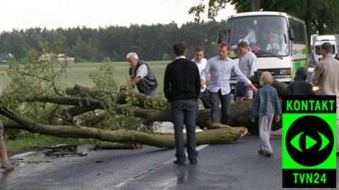 Trąba powietrzna w Olsztynku