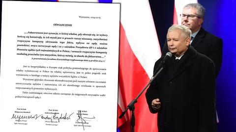 Wypowiedź Jarosława Kaczyńskiego z 13 grudnia dot. fałszerstw wyborczych 