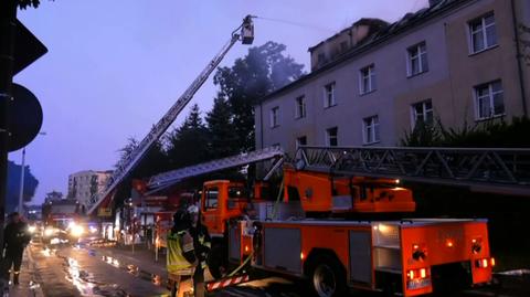 Pożar domu pomocy społecznej w Lublinie
