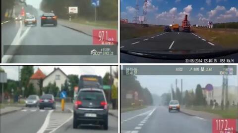 Policjanci z Opolszczyzny przygotowali kompilację brawurowych zachowań kierowców