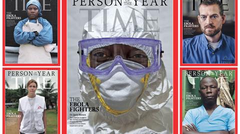 Walczący z ebolą Ludźmi Roku "Time'a"