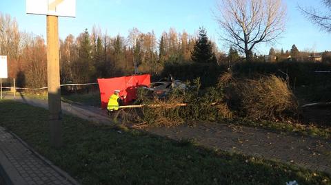 Śmiertelny wypadek na obwodnicy Bielska