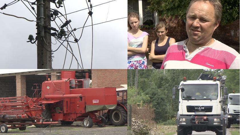 Mieszkańcy gminy piątek wciąż bez prądu po nawałnicy