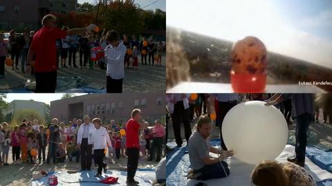12-latek z Sandomierza wysłał w statosferę balon