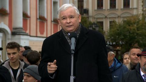 Jarosław Kaczyński w Lesznie 
