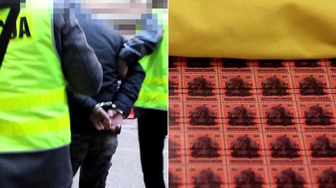 Policjanci zatrzymali 4 osoby w sprawie skradzionych znaczków