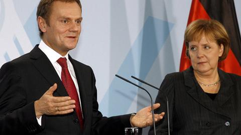 Tusk i Merkel deklarowali, że w relacjach polsko-niemieckich nie będzie unikania trudnych, niewygodnych tematów