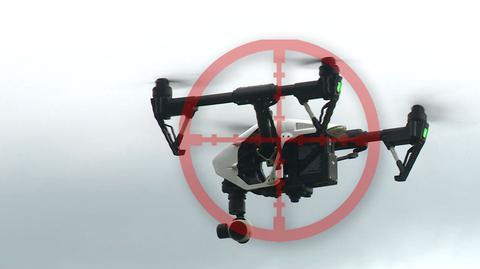 Tak będą walczyć z dronami na lotniskach? Reporterka TVN24 oglądała "tarczę antydronową"