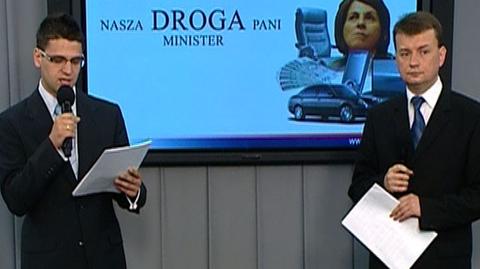 "Nasza DROGA pani minister..."