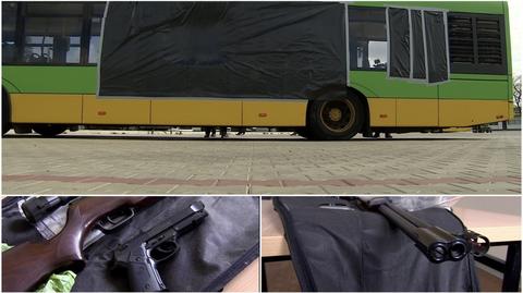 Policja zatrzymała podejrzanych o ostrzelanie autobusu
