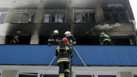 Płonęła szkoła w Pruszkowie. Dzieci ewakuowano