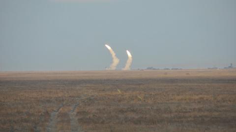 Ćwiczenia rakietowe na Ukrainie