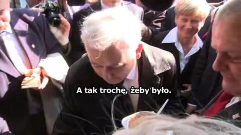 Jarosław Kaczyński w terenie